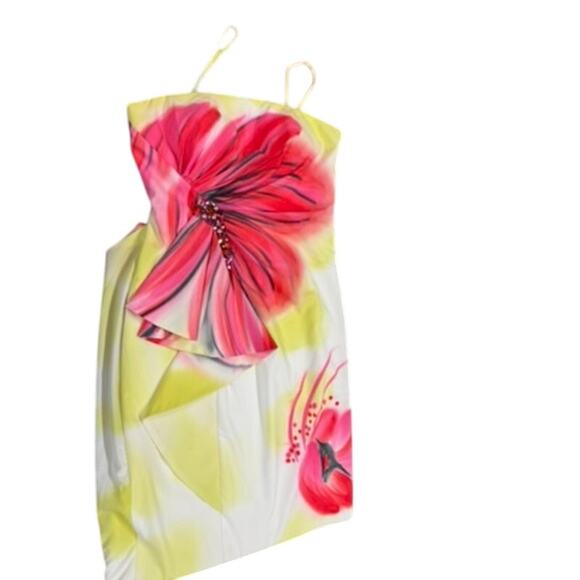 "Cartise"‎ Spagetti Strap Floral Summer Dress SZ 8 Fairycore Tea Party Wedding - Picture 4 of 15